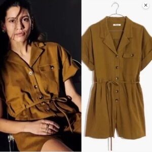 Madewell safari romper
